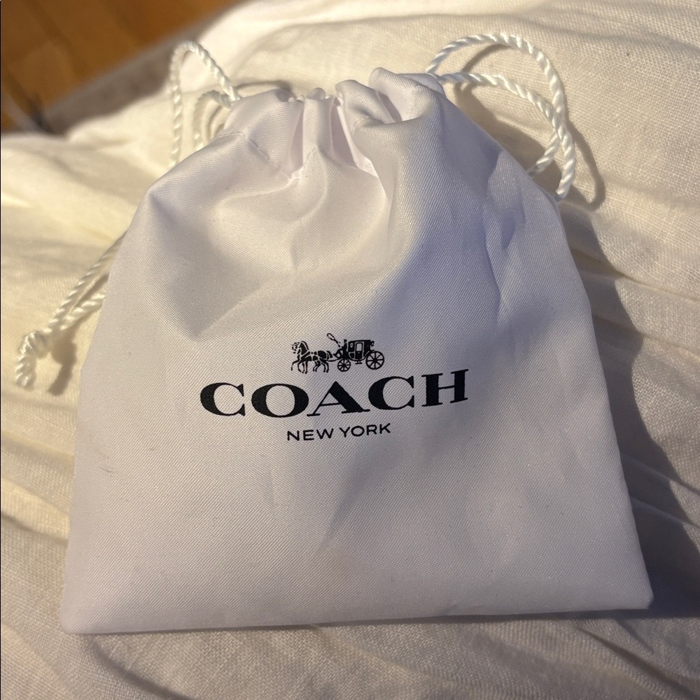 BRAND NEW COACH Purple & Brass Snail Keychain Charm with original pouch - Picture 3 of 4